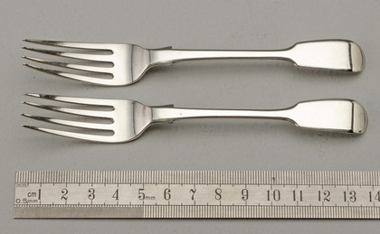 Cape Silver Konfyt Forks (Pair) - Cape Stub, William Moore